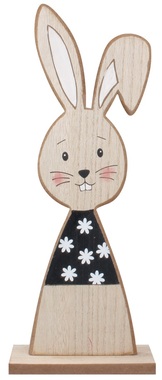 Drevený zajac 12 x 30 cm na postavenie