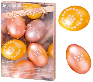 Sada na zdobenie vajíčok - vznešené perly