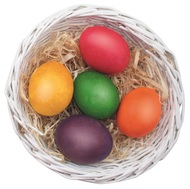7744 Barvy na vajíčka gelové perleťové, 5 ks,  rukavice-2