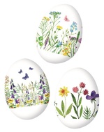 835 Smršťovací dekorace na vejce 12 ks, jemné květiny-3