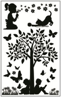 845 Obtisky 24 x 15 cm, siluety v parku-4