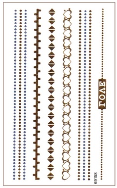 Obtlačky 10,5x6 cm, retiazky