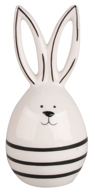Zajac z keramiky na postavenie 6,5 x 14 cm