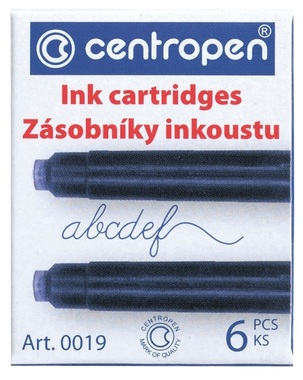 Atramentový zásobník (bombička) 6 ks, CENTROPEN