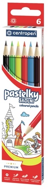 Školské pastelky 6 ks, Centropen