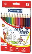 991083 Pastelky školní 18 ks, Centropen-1