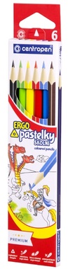 Školské pastelky ERGO 6 ks, Centropen