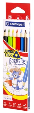 Školské pastelky JUMBO ERGO 6 ks, Centropen