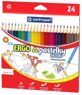 Školské pastelky trojuholníkové 24 ks, Centropen