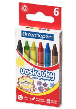 Voskovky 6 ks Centropen, vyprateľné