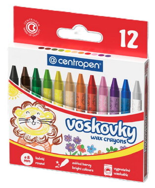 Voskovky 12 ks Centropen, vyprateľné