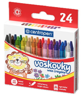 Voskovky 24 ks Centropen, vyprateľné