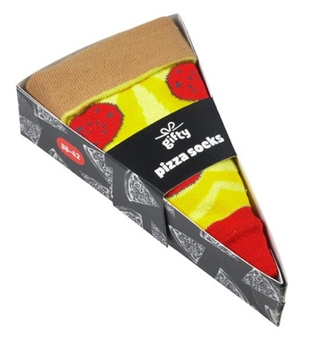 Ponožky Pizza 38-42, darčekové balenie