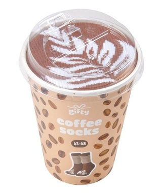 Ponožky Coffee 43-45, darčekové balenie