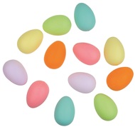 9942 Vajíčka barevná pastelová plastová 6 cm, 12 ks v sáčku -1