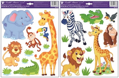 Samolepky na stenu Zoo 33 × 29 cm
