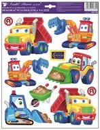 10178 Samolepky na zeď auta 33 x 29 cm -2