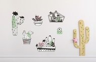 10452 Samolepka na zeď kaktusy 24 x 42 cm-2