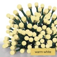 LED vianočné cherry reťaz – guličky, teplá biela, 8 m, 80 LED, 8 funkcií, časovač