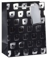 12533 Ta&scaron;ka d&aacute;rkov&aacute; čern&aacute; se stř&iacute;brnou ražbou M 18 x 23 x 10 cm-5