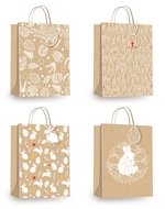 Veľkonočná taška s plastickým efektom M 18 x 23 x 10 cm