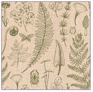 Papierové obrúsky celoročné, trojvrstvové 33 x 33 cm, 20 ks