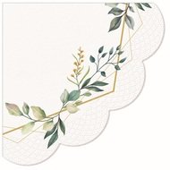 13316 Pap&iacute;rov&eacute; ubrousky, tř&iacute;vrstv&eacute;, kruhov&eacute; O 32 cm, 12 ks-1