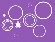 1331 Samolepky na zeď kruhy bílé, 60x32 cm-2