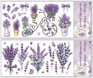 Obtlačky na hladký povrch Levanduľa 21 x 41 cm