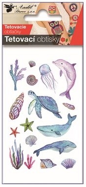 Tetovacie obtlačky More 10,5 x 6 cm