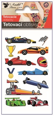 Tetovacie obtlačky Formula 10,5 x 6 cm