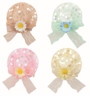 Dekoračné Klobúčiky 6 x 2 x 6 cm na klipe, 4 ks