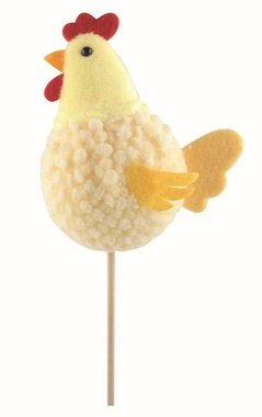 Kohút žltý 8,5 x 9 x 4,5 cm + špajle