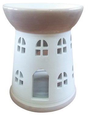Aromalampa keramická domček 15 cm 