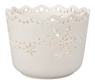 19625 Květináč s vánočním dekorem z porcelánu 14 x 10,5 x 14 cm-1 19625 Květináč s vánočním dekorem z porcelánu 14 x 10,5 x 14 cm-1