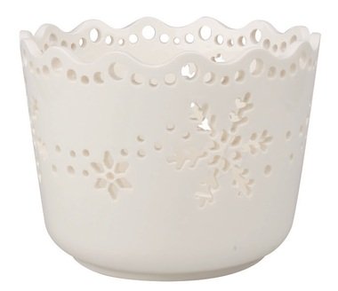 Dekoračný kvetináč z porcelánu 14 x 10,5 x 14 cm