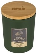 Sviečka MAGIC WOOD s dreveným knôtom, Palm Leaf & Aloe, 300 g