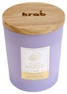 Sviečka MAGIC WOOD s dreveným knôtom, Lavender Drean, 300 g
