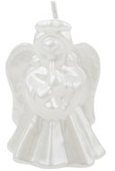 20053 Sv&iacute;čka anděl b&iacute;l&yacute; LAK, 8 x 6 cm-1