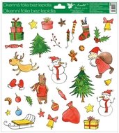 Okenná fólia – Stromčeky a vianočné dekorácie