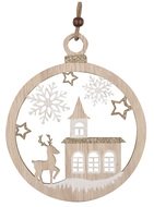 23015 Dřevěn&aacute; dekorace na zavě&scaron;en&iacute; 12 cm -1