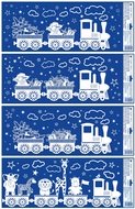 277 Okenn&iacute; f&oacute;lie vl&aacute;ček se sněhov&yacute;m efektem 60 x 22,5 cm-1