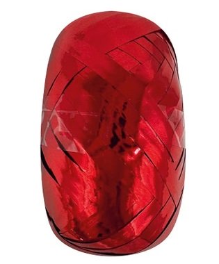Stuha darčeková červená lesklá 0,5 cm x 30 m