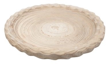 Dekoračná misa drevená o 30 x 5 cm