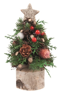 Stromček s bobuľkami na postavenie 10 x 21 x 10 cm