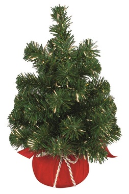 Umelý stromček so zlatým dekorom na postavenie 40 cm