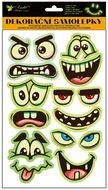 40012 Samolepky obličeje sv&iacute;tic&iacute; ve tmě  19 x 30 cm-2