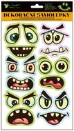 40012 Samolepky obličeje sv&iacute;tic&iacute; ve tmě  19 x 30 cm-4