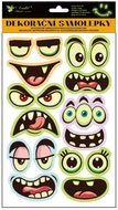 40012 Samolepky obličeje sv&iacute;tic&iacute; ve tmě  19 x 30 cm-5