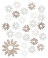 4314 Kytka dřevěn&aacute; 2 cm, 24 ks-1